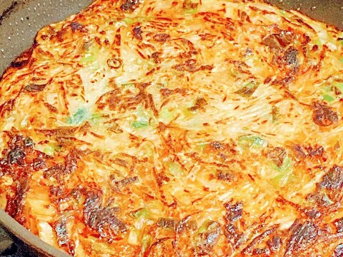 カリモチ♪キムチ大根餅